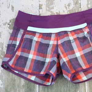Lululemon Speed Short Checkmate Alarming Indigo 4